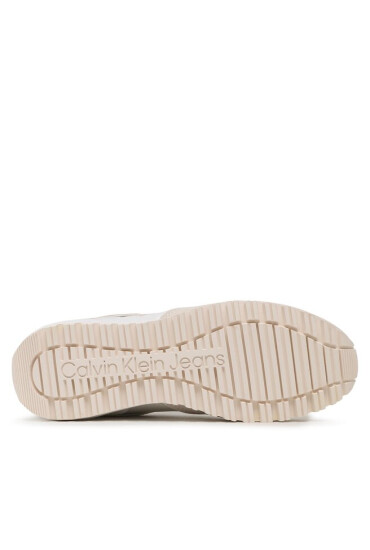 Calvin Klein Jeans Сникърси Toothy Runner Irregular Lines W YW0YW00934 Бял - Mera.bg