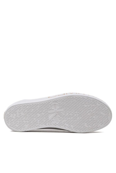 Calvin Klein Jeans Сникърси Vulc Flatf Low Wrap Around Logo YW0YW01025 Бял - Mera.bg