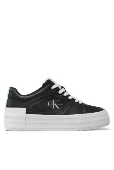 Calvin Klein Jeans Сникърси Vulc Flatform Bold Fluo Contr YW0YW00904 Черен - Mera.bg