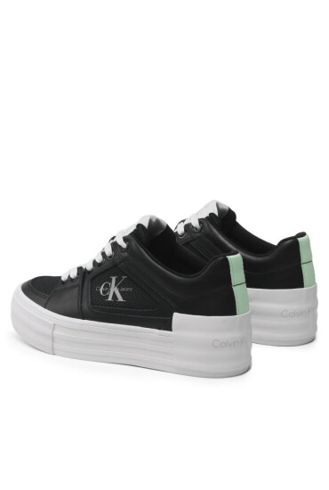 Calvin Klein Jeans Сникърси Vulc Flatform Bold Fluo Contr YW0YW00904 Черен - Mera.bg