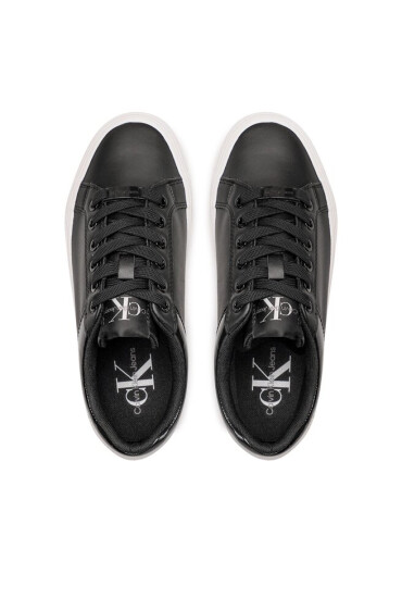 Calvin Klein Jeans Сникърси Vulc Flatform Bold Lth-Glossy YW0YW00867 Черен - Mera.bg