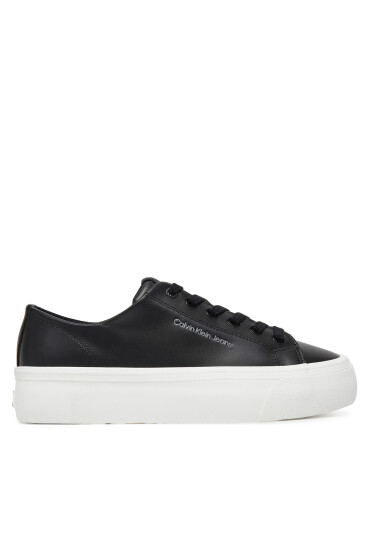 Calvin Klein Jeans Сникърси Vulc Flatform Low Mg Lth YW0YW01771 Черен - Mera.bg
