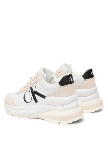 Calvin Klein Jeans Сникърси Wedge Runner Mix Lth Wn YW0YW01099 Бежов - Mera.bg