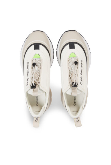 Calvin Klein Jeans Сникърси Wedge Runner Slip On Wn YW0YW01208 Бежов - Mera.bg