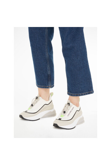 Calvin Klein Jeans Сникърси Wedge Runner Slip On Wn YW0YW01208 Бежов - Mera.bg