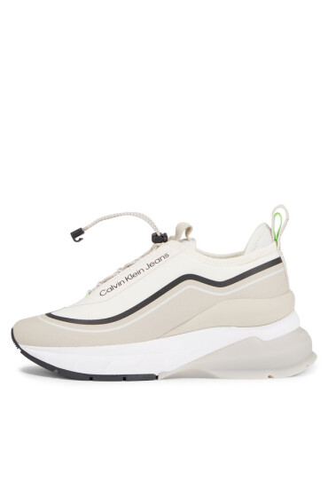 Calvin Klein Jeans Сникърси Wedge Runner Slip On Wn YW0YW01208 Бежов - Mera.bg