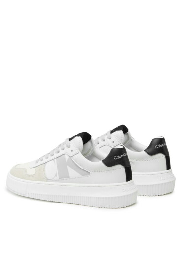Calvin Klein Jeans Сникърси Chunky Cupsole Laceup Mix YW0YW01046 Бял - Mera.bg