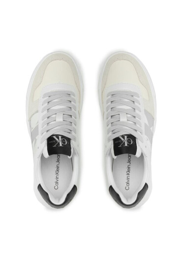 Calvin Klein Jeans Сникърси Chunky Cupsole Laceup Mix YW0YW01046 Бял - Mera.bg