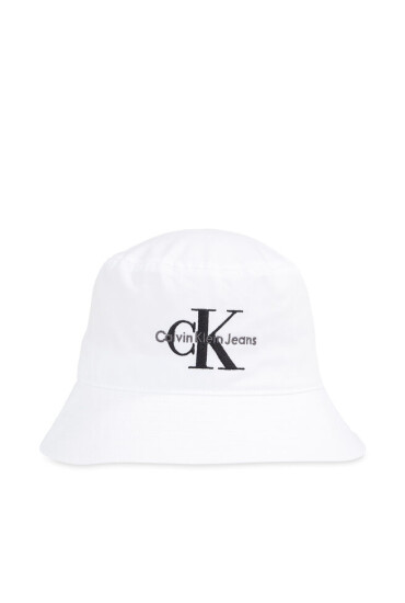Calvin Klein Jeans Текстилна шапка K60K611029 Bright White YAF - Mera.bg