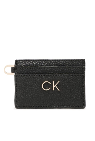 Calvin Klein Калъф за кредитни карти Re-Lock Cardholder K60K610671 Черен - Mera.bg