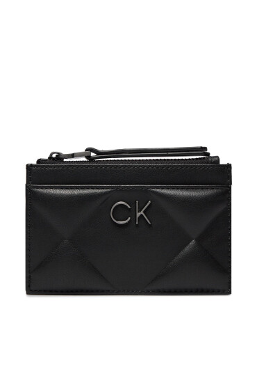 Calvin Klein Калъф за кредитни карти Re-Lock Quilt Cardholder K60K611372 Черен - Mera.bg