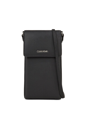 Calvin Klein Калъф за телефон Ck Must Phone Pouch Xbody K60K610997 Черен - Mera.bg