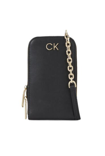 Calvin Klein Калъф за телефон Re-Lock Phone Crossbody K60K611100 Ck Black BAX - Mera.bg