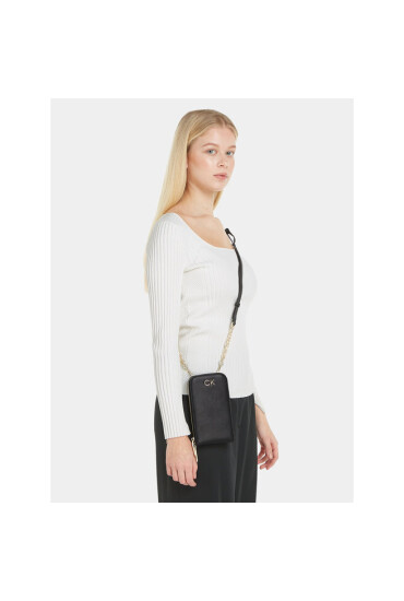 Calvin Klein Калъф за телефон Re-Lock Phone Crossbody K60K611100 Ck Black BAX - Mera.bg