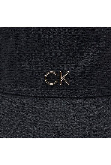 Calvin Klein Капела Bucket Monogram Jacquard K60K610019 Черен - Mera.bg