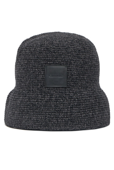 Calvin Klein Капела Crochet Bucket LV04K5064G Черен - Mera.bg
