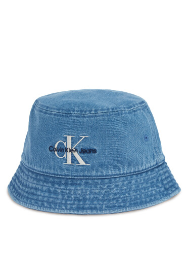 Calvin Klein Капела Mono Logo Denim Bucket Hat LV04G5021G Син - Mera.bg