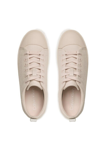 Calvin Klein Кецове Low Prof Vulc Lace Up HW0HW01412 Бежов - Mera.bg