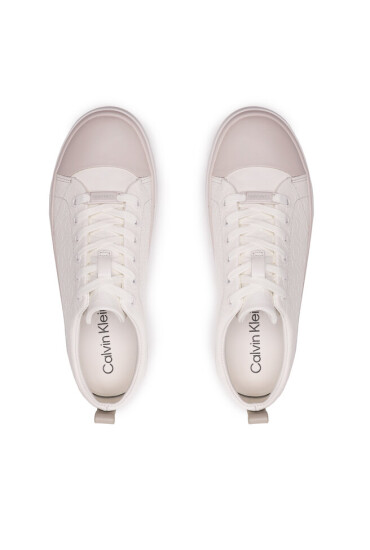 Calvin Klein Кецове Low Prof Vulc Lace Up HW0HW01412 Бежов - Mera.bg