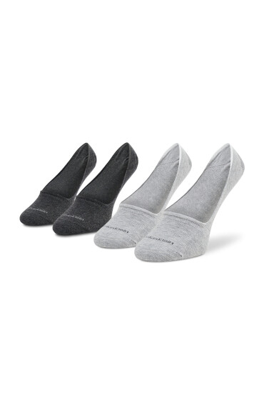 Calvin Klein Комплект 2 чифта терлик мъжки 701218708 Dark Grey/Melange - Mera.bg