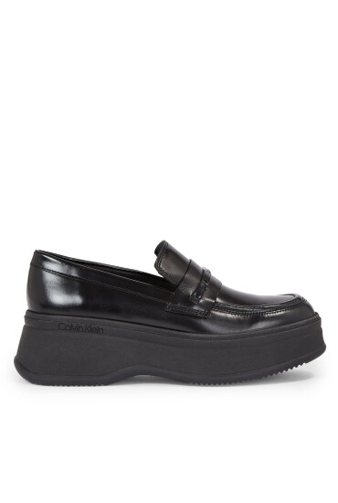 Calvin Klein лоуфъри с дебела подметка Pitched Loafer W/Hw HW0HW01817 Черен - Mera.bg