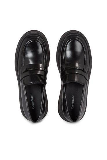 Calvin Klein лоуфъри с дебела подметка Pitched Loafer W/Hw HW0HW01817 Черен - Mera.bg