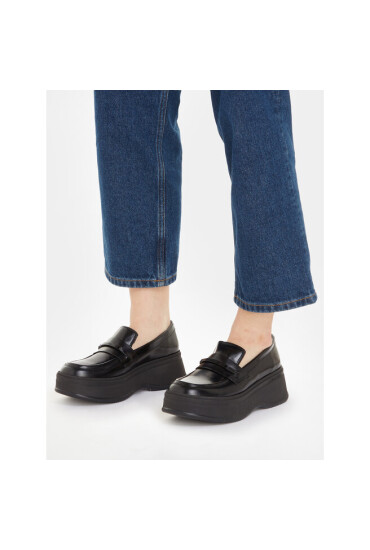 Calvin Klein лоуфъри с дебела подметка Pitched Loafer W/Hw HW0HW01817 Черен - Mera.bg