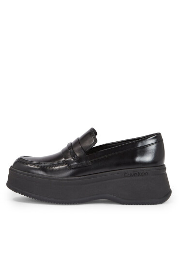 Calvin Klein лоуфъри с дебела подметка Pitched Loafer W/Hw HW0HW01817 Черен - Mera.bg