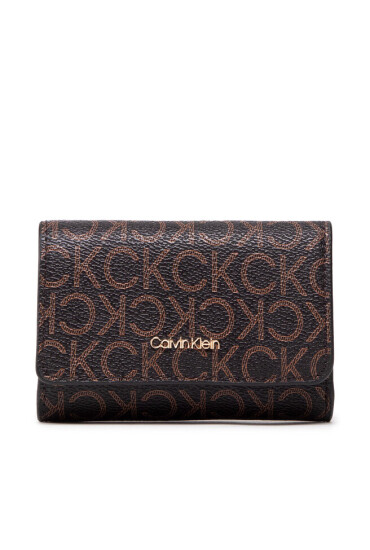 Calvin Klein Малък дамски портфейл Ck Must Trifold Sm Mono K60K609559 0HD - Mera.bg