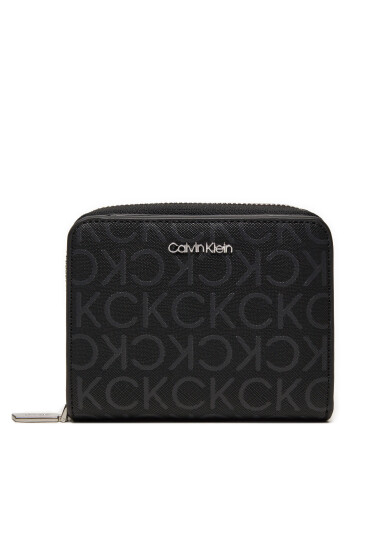 Calvin Klein Малък дамски портфейл Around Mono K60K612433 Черен - Mera.bg