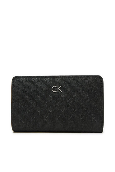 Calvin Klein Малък дамски портфейл Ck Daily Medium Bifold_Mono K60K612824 Черен - Mera.bg