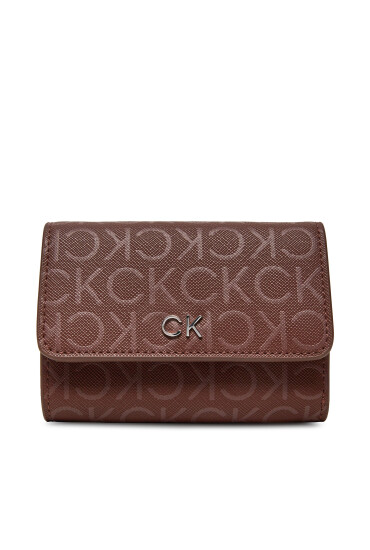 Calvin Klein Малък дамски портфейл Ck Daily Sm Trifold_Mono K60K612684 Бордо - Mera.bg