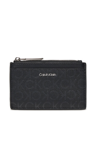 Calvin Klein Малък дамски портфейл Ck Must Lg Cardholder_Epi Mono K60K611935 Черен - Mera.bg