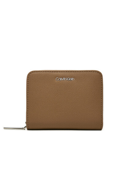 Calvin Klein Портфейл Ck Must Md Zip Around_Caviar K60K612831 Бежов - Mera.bg