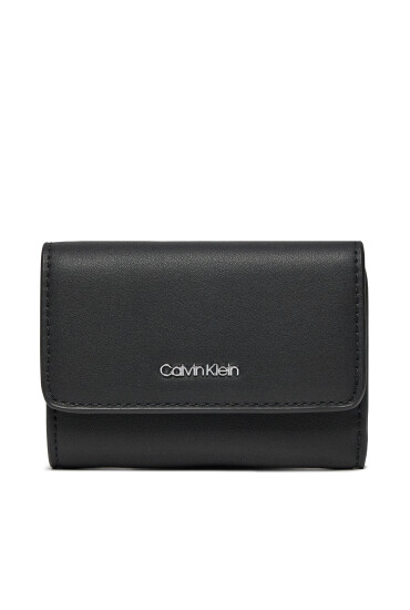 Calvin Klein Малък дамски портфейл Ck Must Small Trifold K60K611934 Черен - Mera.bg