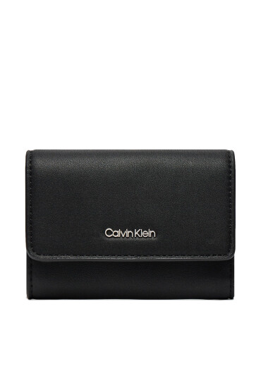 Calvin Klein Малък дамски портфейл Ck Must Trifold Sm K60K607251 Черен - Mera.bg