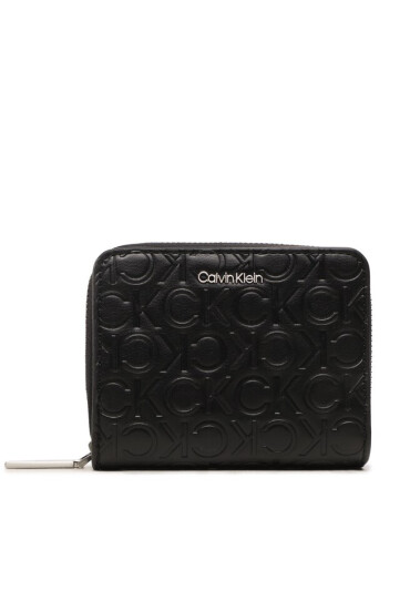 Calvin Klein Малък дамски портфейл Ck Must Wallet W/Flap Md-Emb Mn K60K610950 BAX - Mera.bg