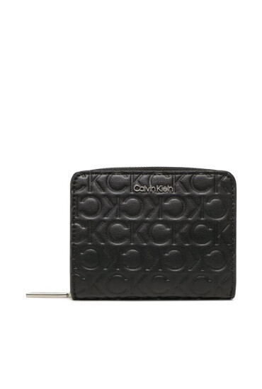 Calvin Klein Малък дамски портфейл Ck Must Z/A Wallet W/F Mid Emboss K60K610251 BAX - Mera.bg