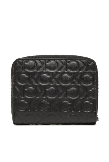 Calvin Klein Малък дамски портфейл Ck Must Z/A Wallet W/F Mid Emboss K60K610251 BAX - Mera.bg
