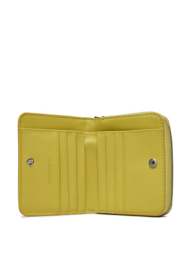 Calvin Klein Малък дамски портфейл Ck Must Z/A Wallet W/Flap Md K60K607432 Жълт - Mera.bg