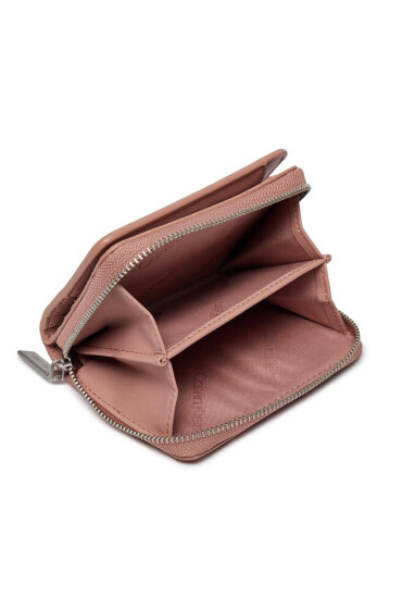 Calvin Klein Малък дамски портфейл Ck Must Z/A Wllt Flp Md Epi Mono K60K609996 Розов - Mera.bg