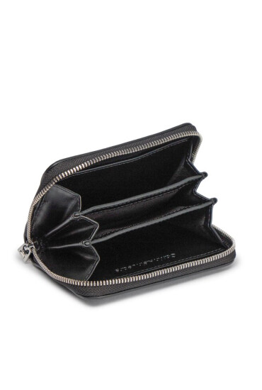 Calvin Klein Малък дамски портфейл Minimal Monogram Med Za K60K611500 Черен - Mera.bg