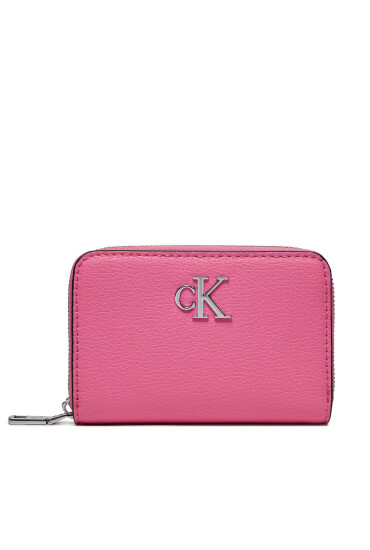 Calvin Klein Малък дамски портфейл Minimal Monogram Med Za K60K611500 Розов - Mera.bg