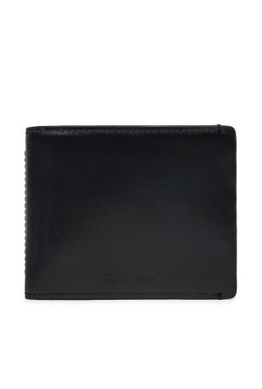 Calvin Klein Малък мъжки портфейл Ck Glow Bifold 5Cc W/Coin K50K512489 Черен - Mera.bg