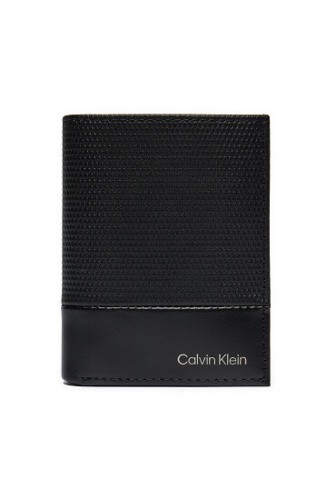 Calvin Klein Малък мъжки портфейл Ck Remote Bifold 6Cc W/Coin K50K512422 Черен - Mera.bg