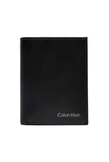 Calvin Klein Малък мъжки портфейл Ck Smooth Bifold 6Cc W/Coin K50K512072 Черен - Mera.bg