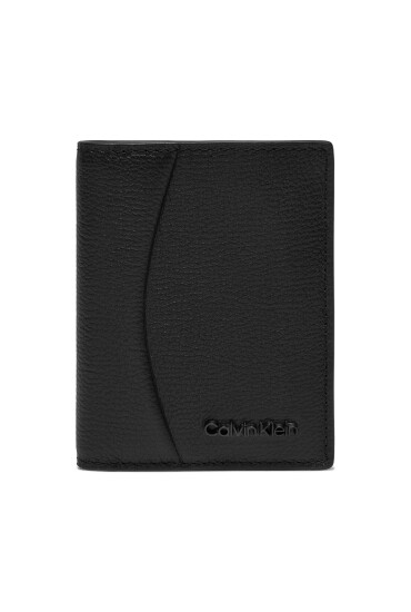 Calvin Klein Малък мъжки портфейл MINIMAL FOCUS BIFOLD 10CC W/BILL K50K511936 Черен - Mera.bg