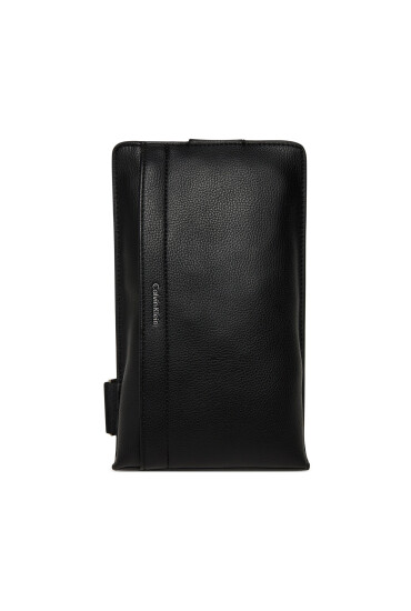 Calvin Klein Мъжка чантичка Raised Square Sling LV04D3271G Черен - Mera.bg