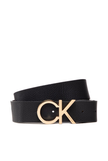 Calvin Klein Мъжки колан Adj Ck Metal Pal Gold 35Mm K50K509651 Черен - Mera.bg