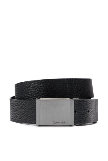 Calvin Klein Мъжки колан Beveled Plaque Pb 35Mm K50K510219 Черен - Mera.bg